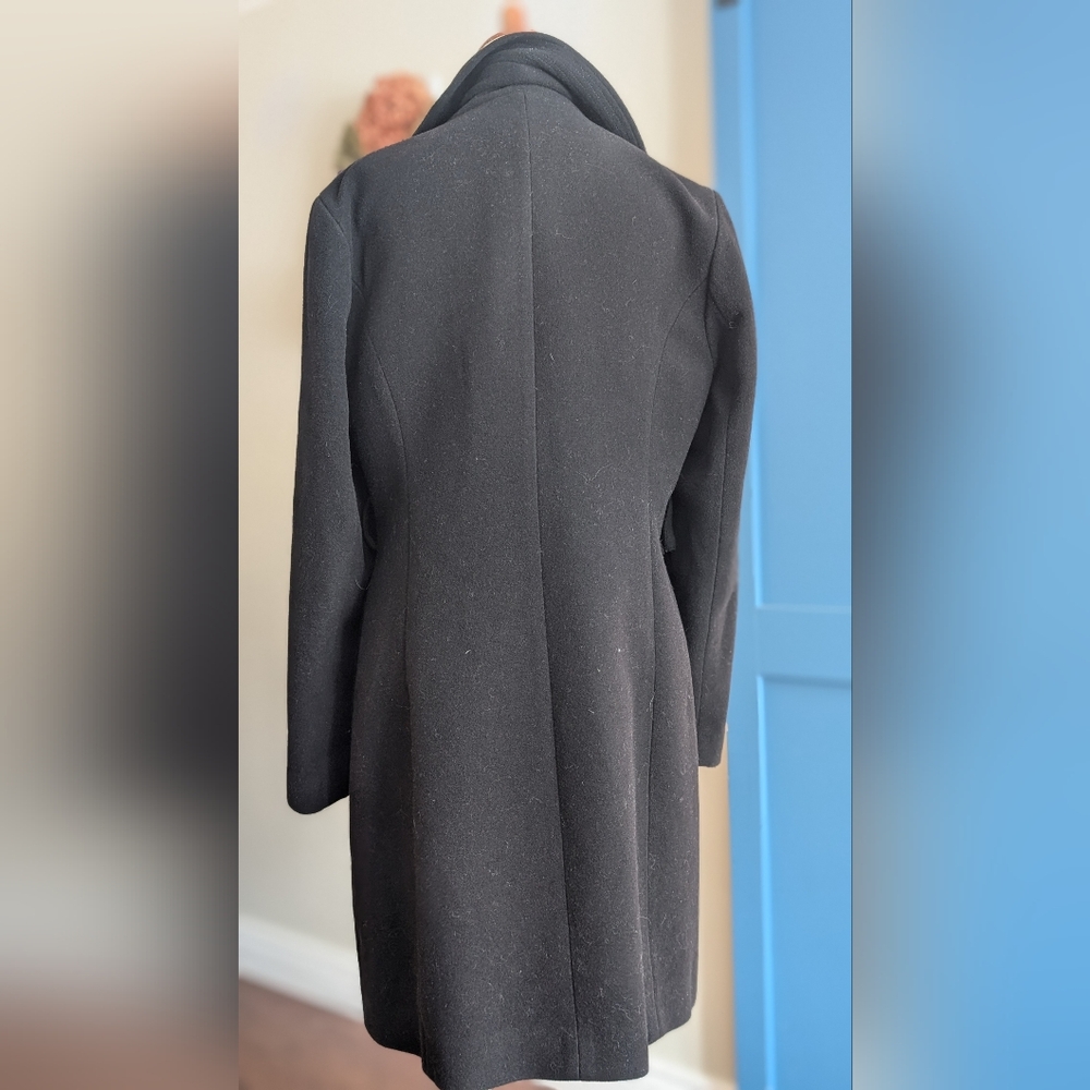 Sandra Augelazzi Elegant‎ Black Women's Coat-01 - Picture 6 of 9